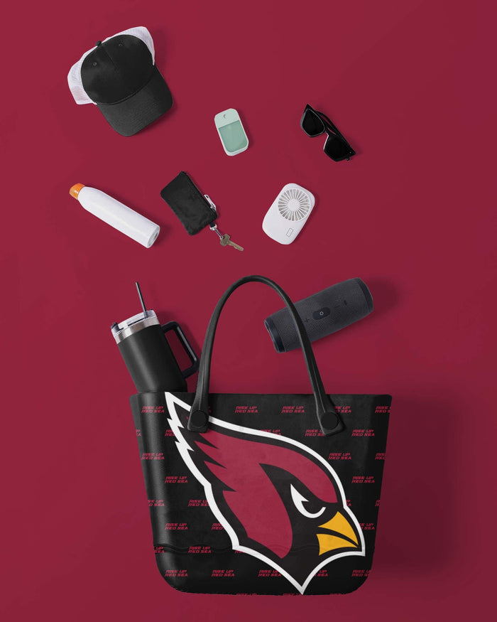 Arizona Cardinals Big Logo Mini Print Tailgate Tote Bag