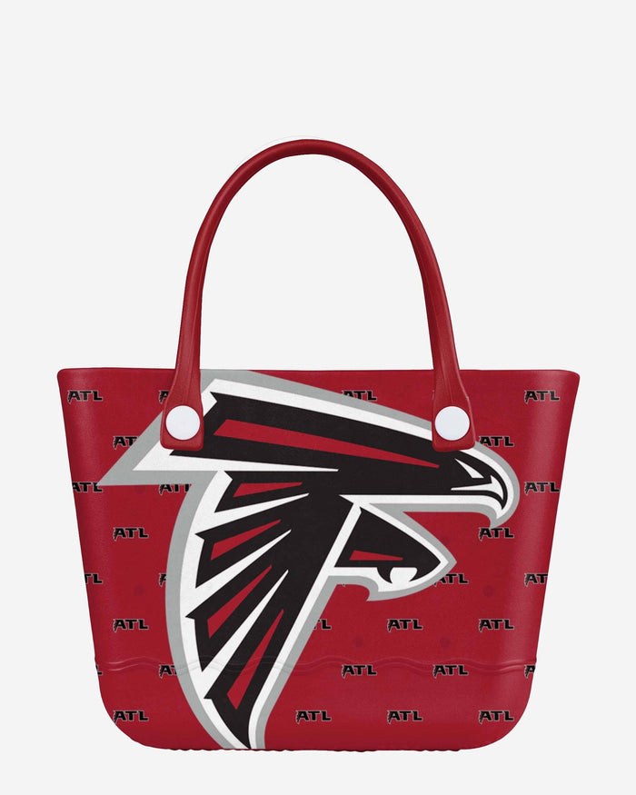 Atlanta Falcons Big Logo Mini Print Tailgate Tote Bag