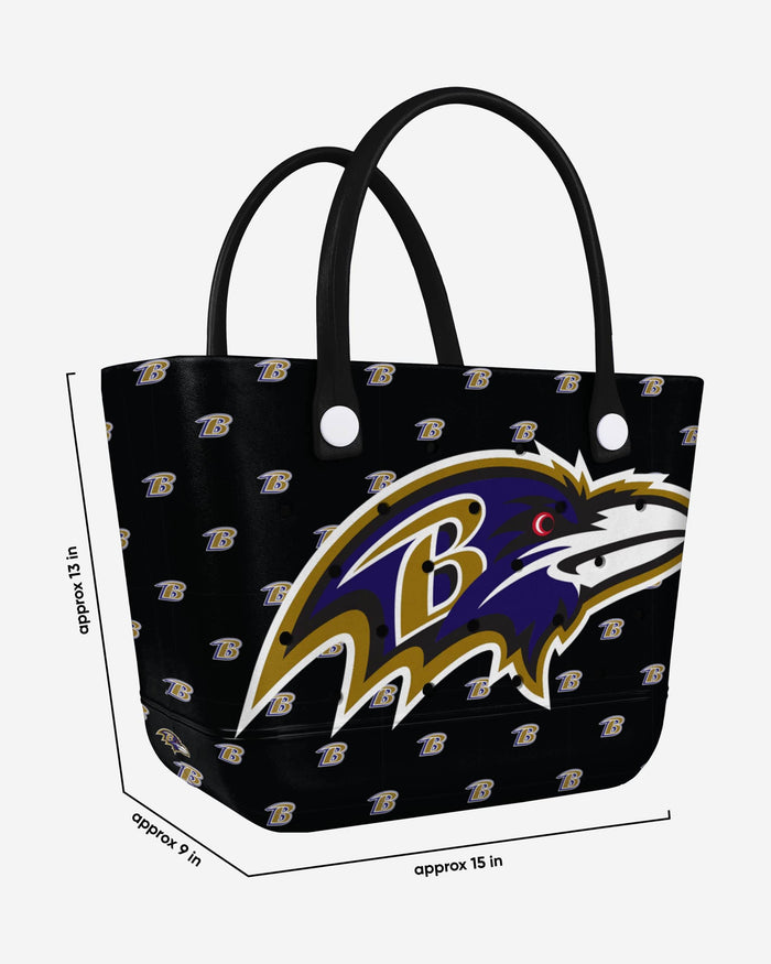 Baltimore Ravens Big Logo Mini Print Tailgate Tote Bag FOCO - FOCO.com