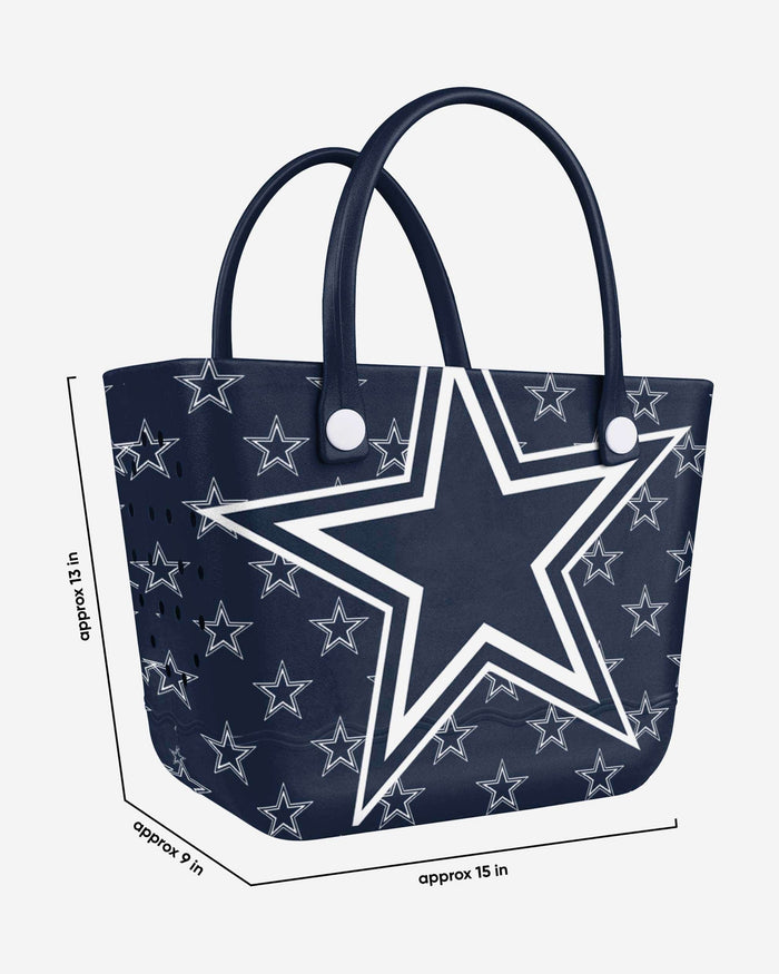 Dallas Cowboys Big Logo Mini Print Tailgate Tote Bag FOCO - FOCO.com