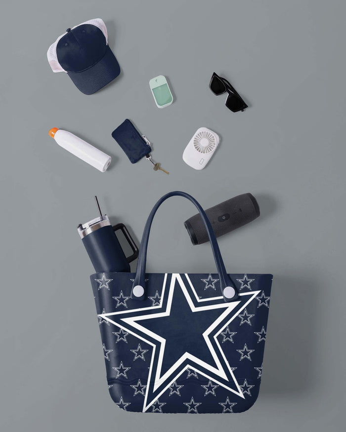 Dallas Cowboys Big Logo Mini Print Tailgate Tote Bag FOCO - FOCO.com