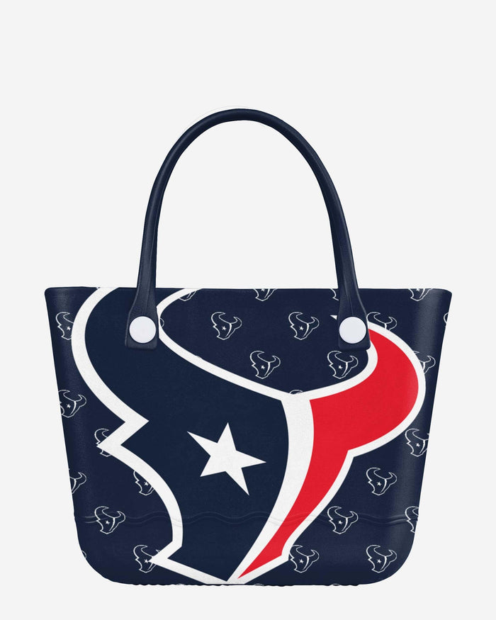 Houston Texans Big Logo Mini Print Tailgate Tote Bag