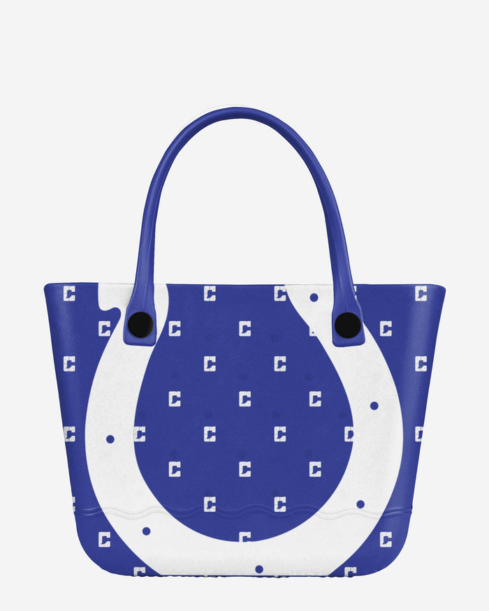 Indianapolis Colts Big Logo Mini Print Tailgate Tote Bag