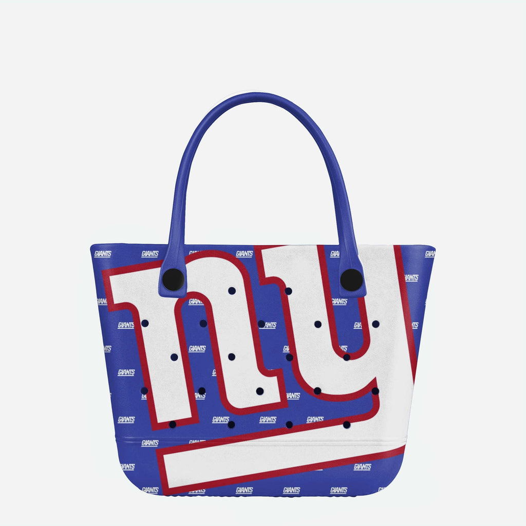 New York Giants Big Logo Mini Print Tailgate Tote Bag FOCO - FOCO.com