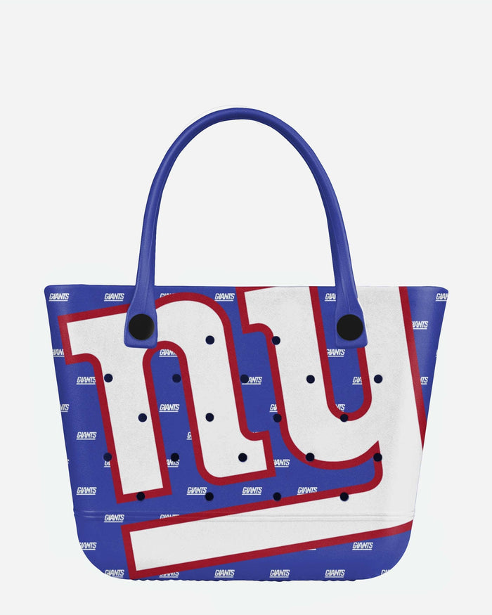 New York Giants Big Logo Mini Print Tailgate Tote Bag FOCO - FOCO.com