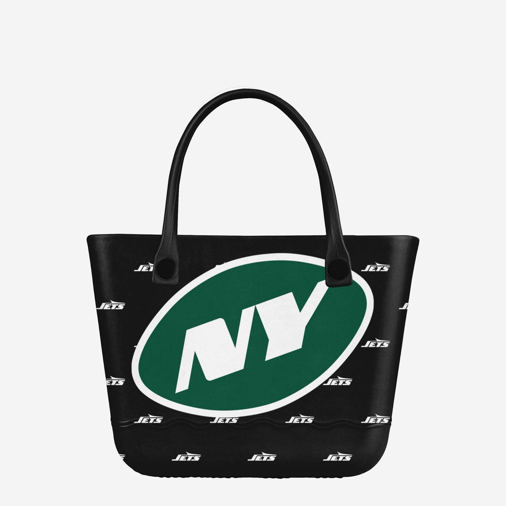 New York Jets Big Logo Mini Print Tailgate Tote Bag