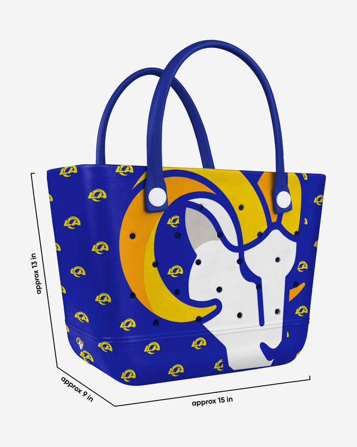 Los Angeles Rams Big Logo Mini Print Tailgate Tote Bag FOCO - FOCO.com