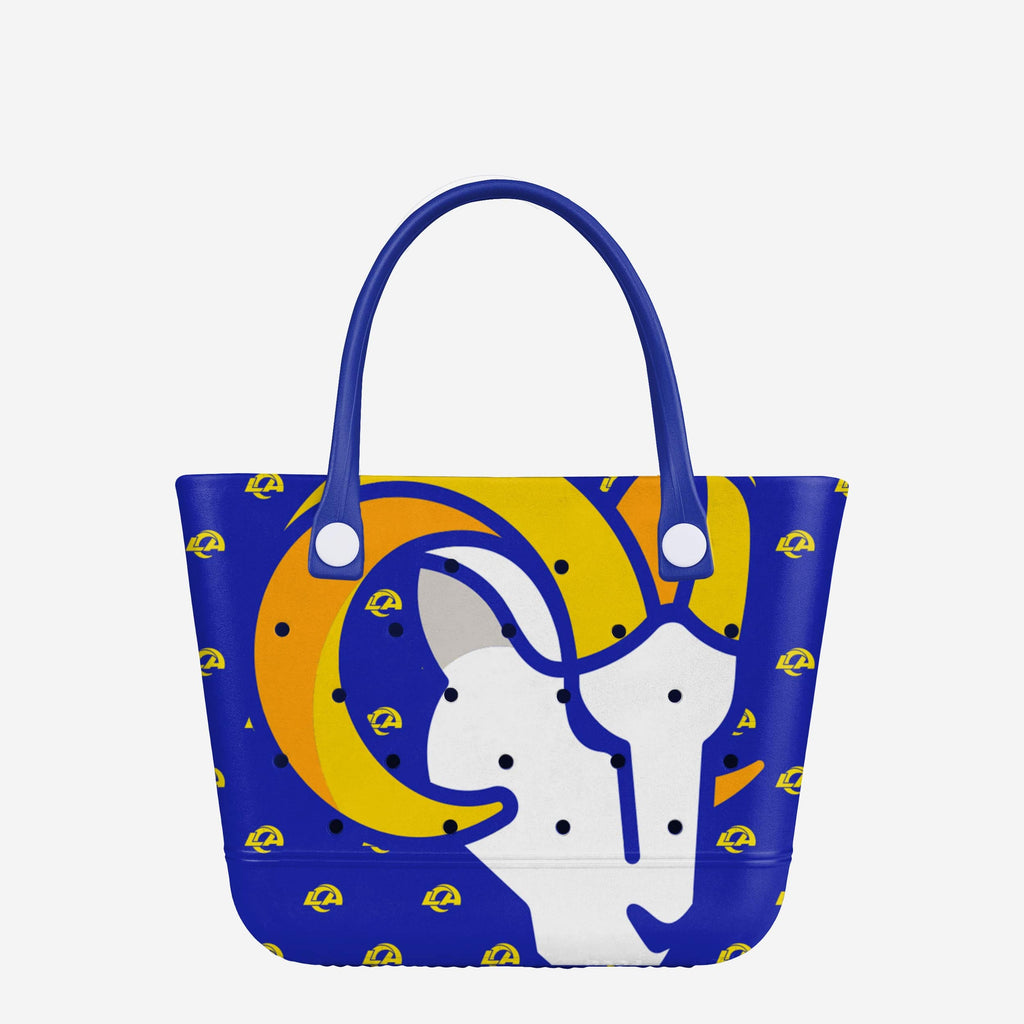 Los Angeles Rams Big Logo Mini Print Tailgate Tote Bag FOCO - FOCO.com