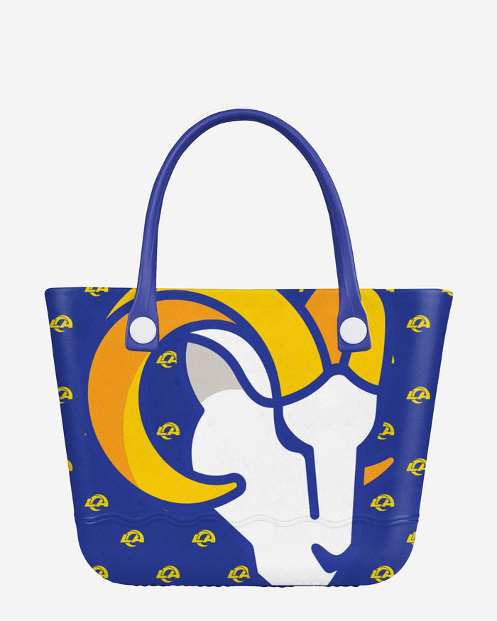 Los Angeles Rams Big Logo Mini Print Tailgate Tote Bag