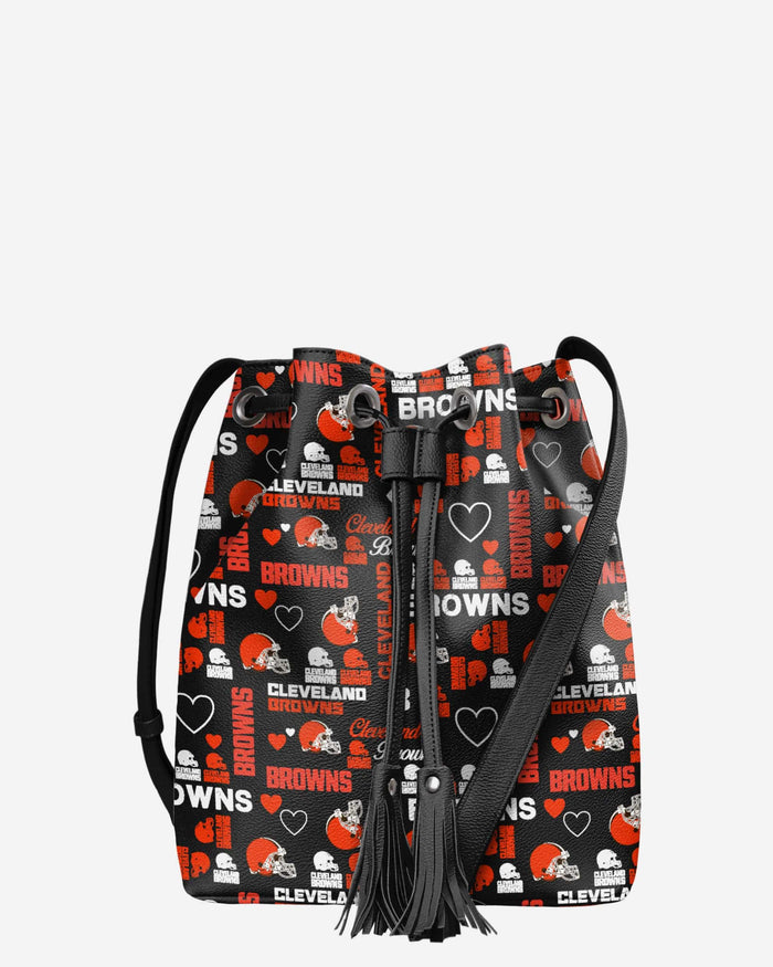 Cleveland Browns Logo Love Cinch Purse FOCO - FOCO.com