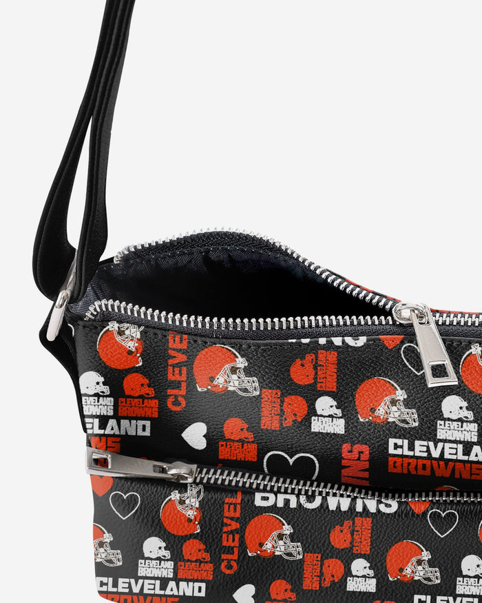 Cleveland Browns Logo Love Crossbody Purse FOCO - FOCO.com