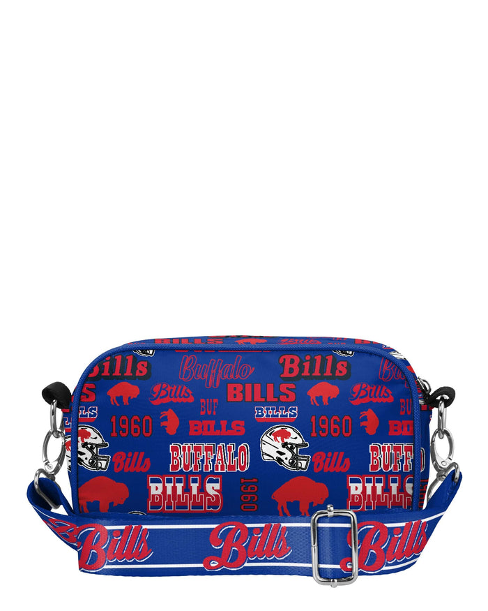 Buffalo Bills Repeat Retro Print Nylon Crossbody Bag