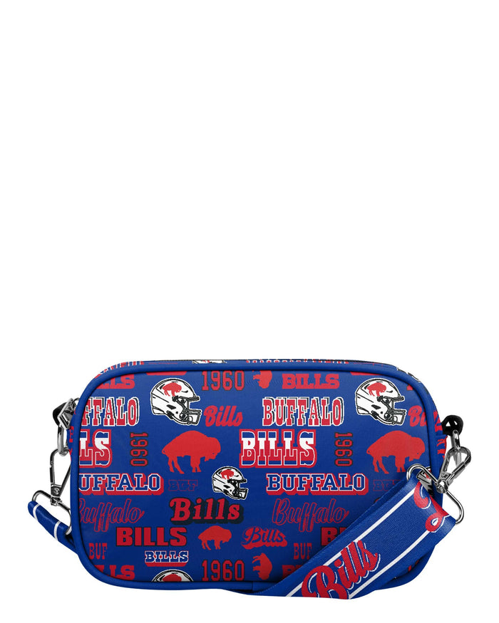 Buffalo Bills Repeat Retro Print Nylon Crossbody Bag