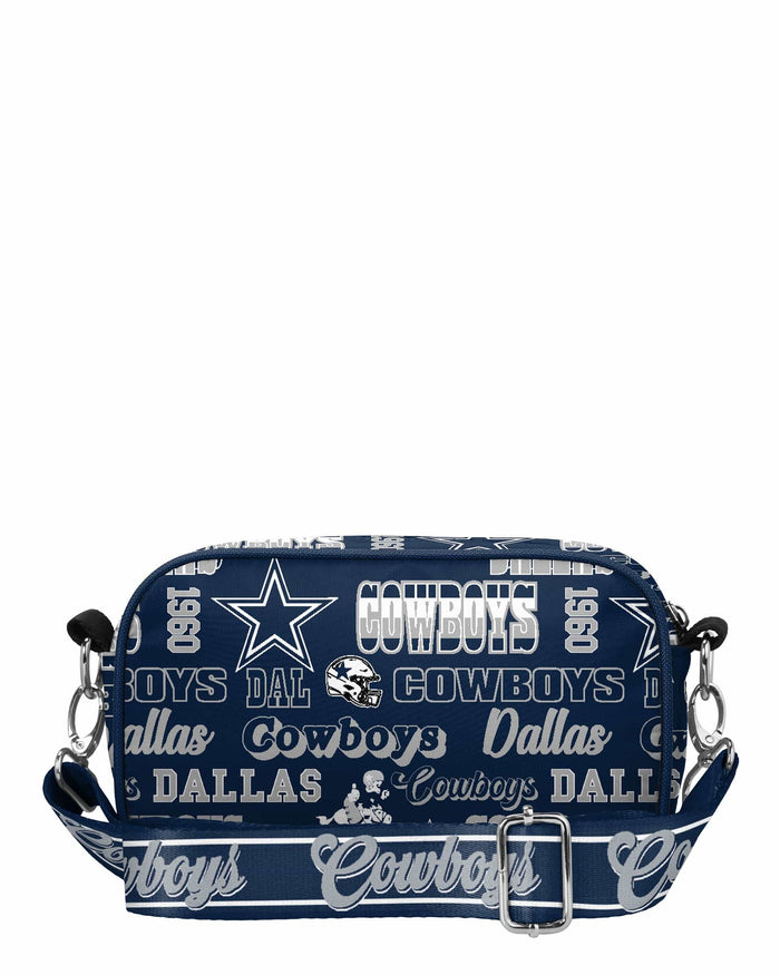 Dallas Cowboys Repeat Retro Print Nylon Crossbody Bag