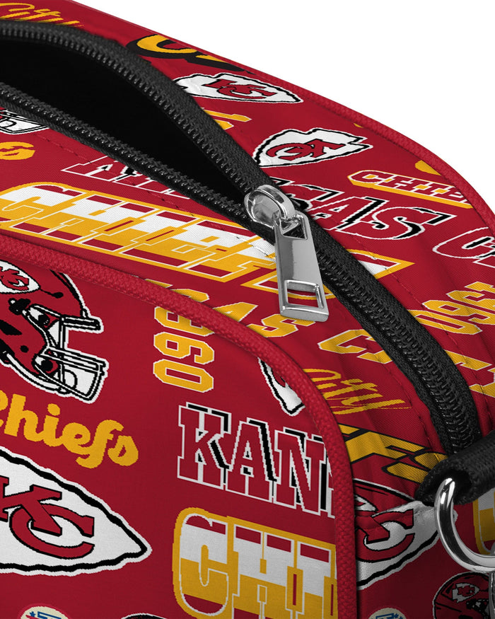 Kansas City Chiefs Repeat Retro Print Nylon Crossbody Bag