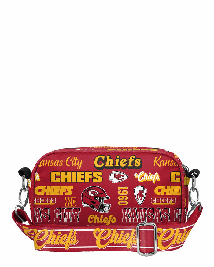 Kansas City Chiefs Repeat Retro Print Nylon Crossbody Bag