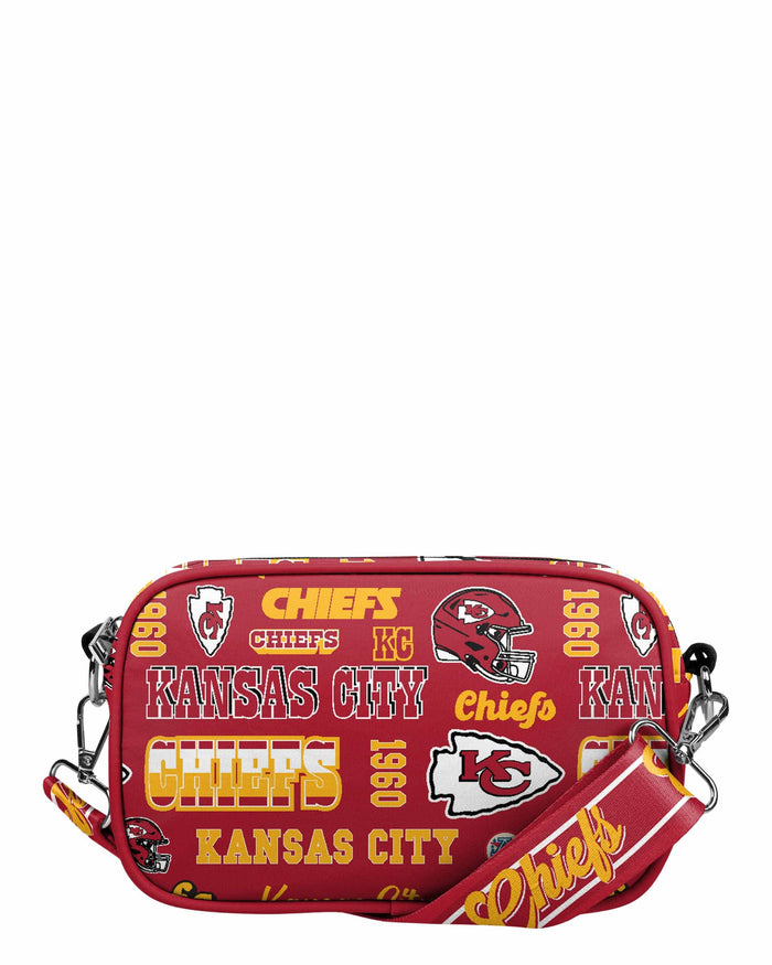 Kansas City Chiefs Repeat Retro Print Nylon Crossbody Bag