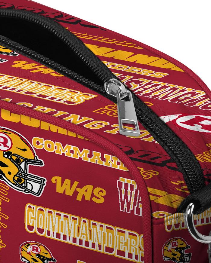 Washington Commanders Repeat Retro Print Nylon Crossbody Bag