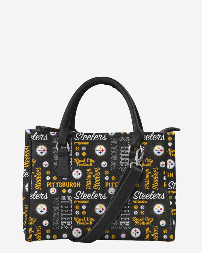 Pittsburgh Steelers Spirited Style Printed Collection Purse FOCO - FOCO.com