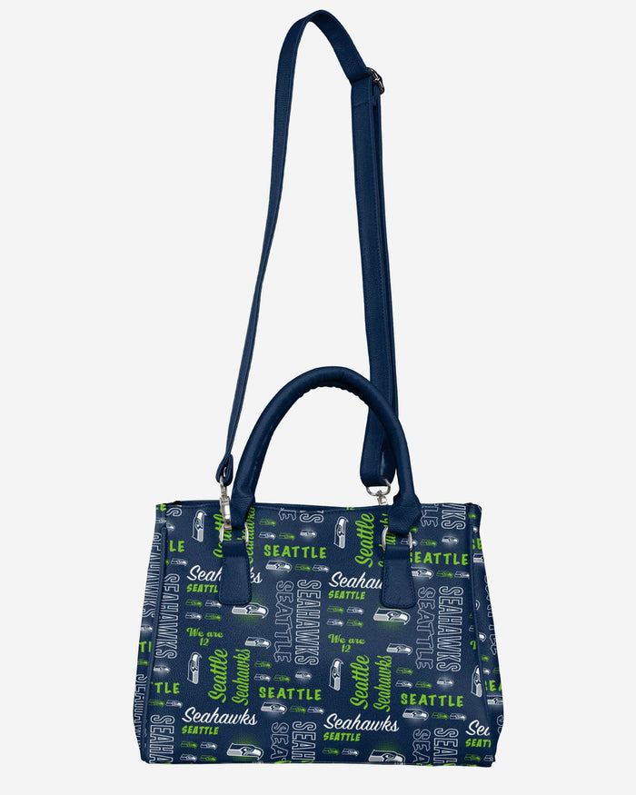 Seattle Seahawks Spirited Style Printed Collection Purse FOCO - FOCO.com