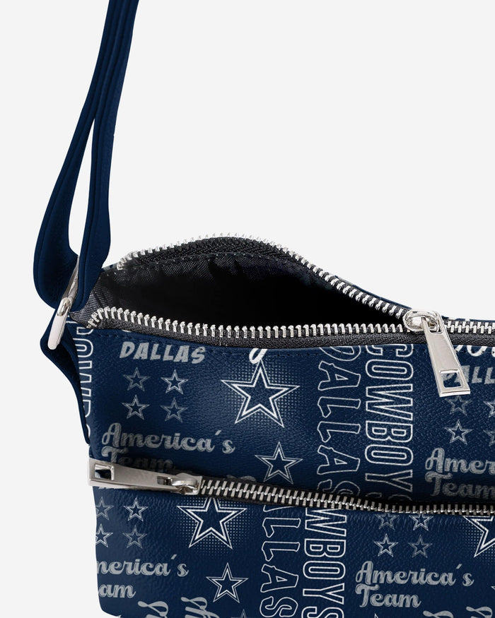 Dallas Cowboys Spirited Style Printed Collection Foldover Tote Bag FOCO - FOCO.com