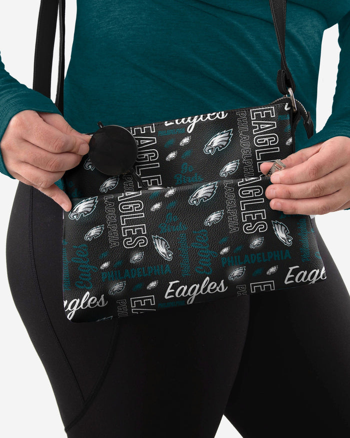 Philadelphia Eagles Spirited Style Printed Collection Foldover Tote Bag FOCO - FOCO.com