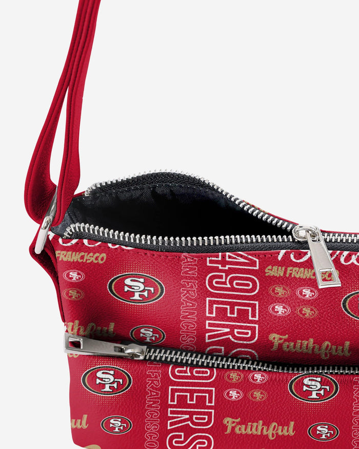 San Francisco 49ers Spirited Style Printed Collection Foldover Tote Bag FOCO - FOCO.com