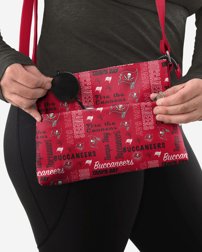 Tampa Bay Buccaneers Spirited Style Printed Collection Foldover Tote Bag FOCO - FOCO.com