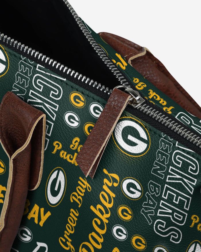 Green Bay Packers Spirited Style Printed Collection Tote Bag FOCO - FOCO.com