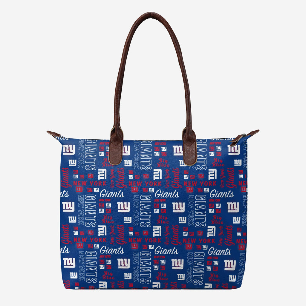 New York Giants Spirited Style Printed Collection Tote Bag FOCO - FOCO.com