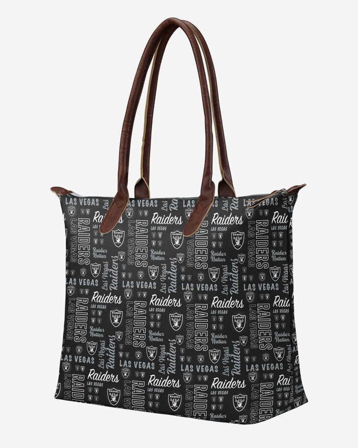 Las Vegas Raiders Spirited Style Printed Collection Tote Bag FOCO - FOCO.com