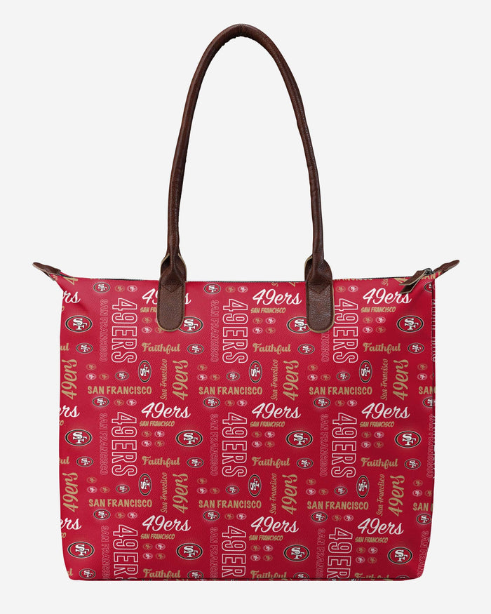 San Francisco 49ers Spirited Style Printed Collection Tote Bag FOCO - FOCO.com