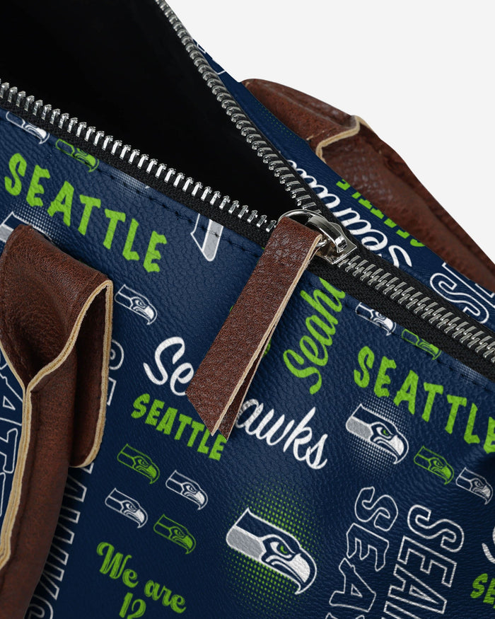 Seattle Seahawks Spirited Style Printed Collection Tote Bag FOCO - FOCO.com