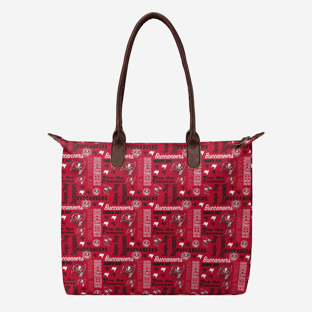 Tampa Bay Buccaneers Spirited Style Printed Collection Tote Bag FOCO - FOCO.com