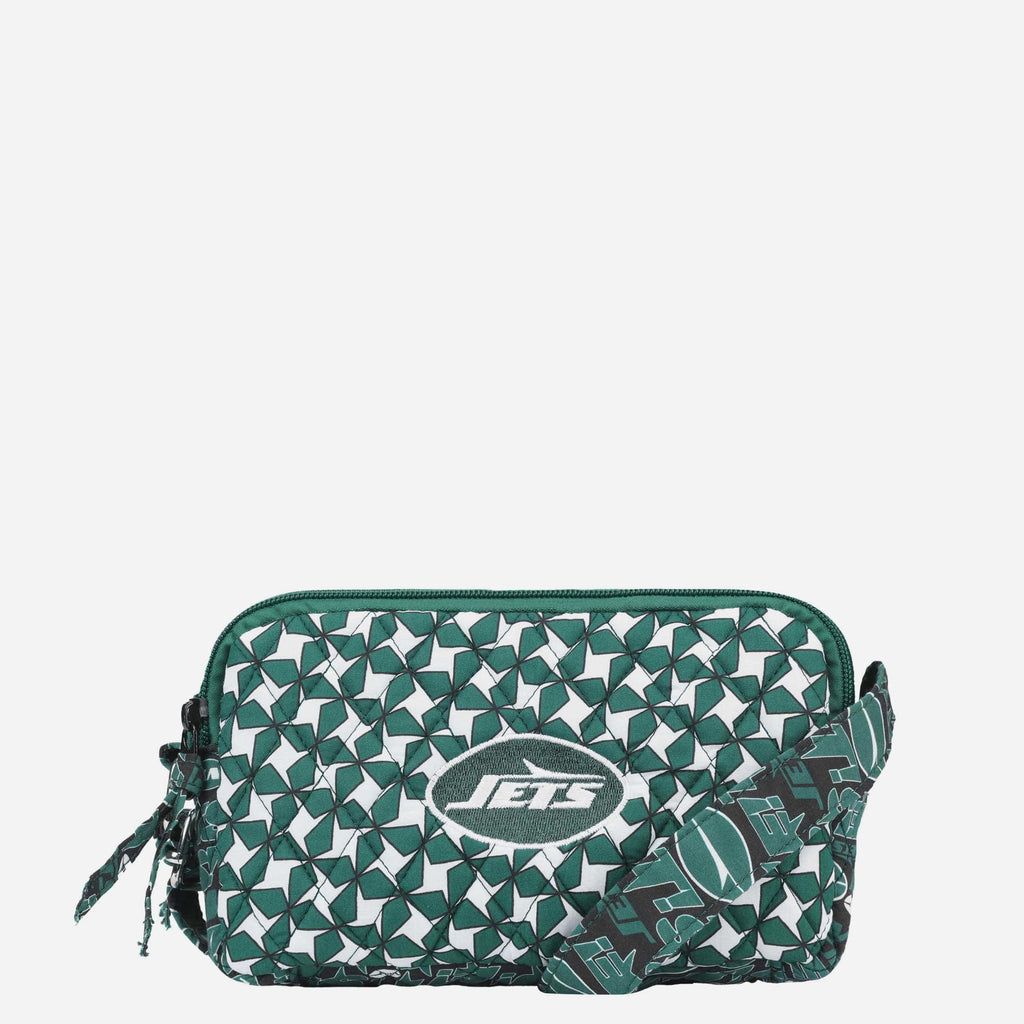 New York Jets Quilted Crossbody Bag FOCO - FOCO.com