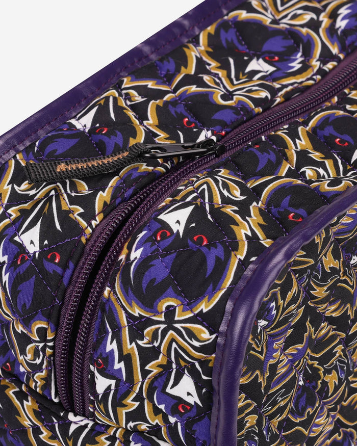 Baltimore Ravens Quilted Printed Cosmetic Bag FOCO - FOCO.com