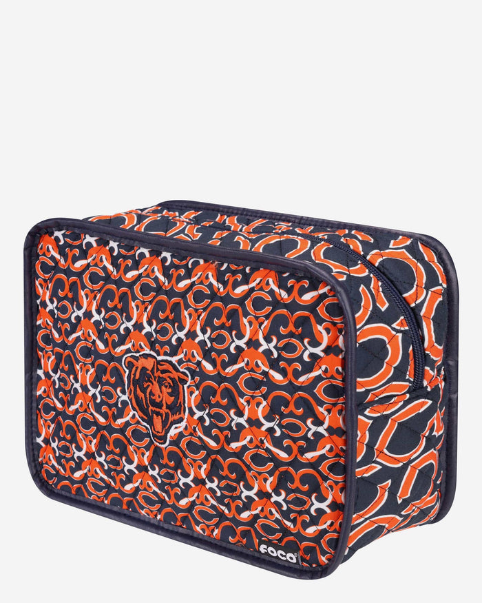 Chicago Bears Quilted Printed Cosmetic Bag FOCO - FOCO.com
