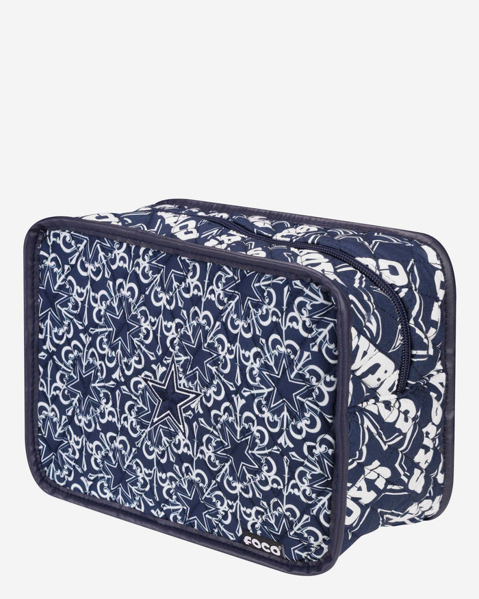 Dallas Cowboys Quilted Printed Cosmetic Bag FOCO - FOCO.com