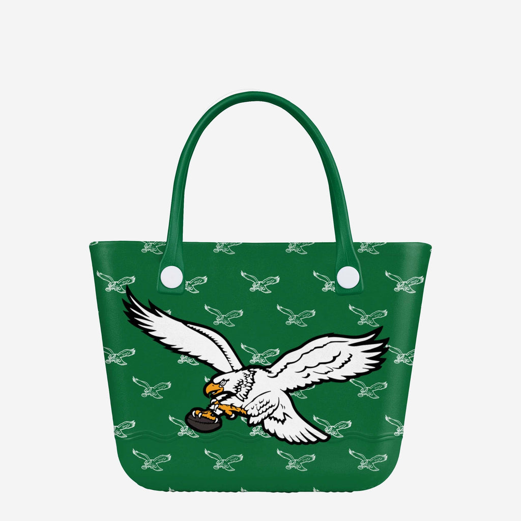 Philadelphia Eagles Kelly Green Big Logo Mini Print Tailgate Tote Bag FOCO - FOCO.com