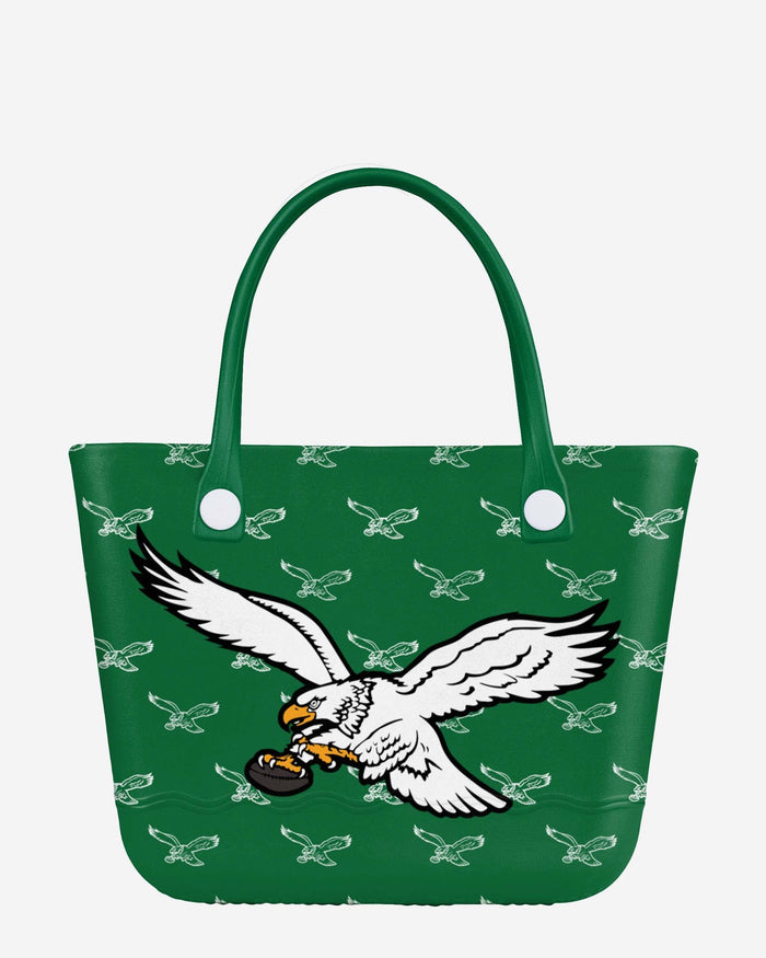 Philadelphia Eagles Kelly Green Big Logo Mini Print Tailgate Tote Bag FOCO - FOCO.com