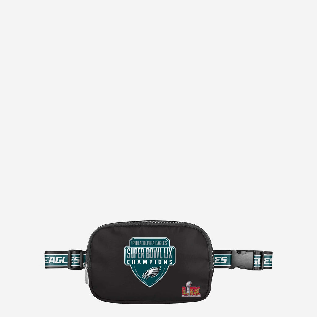 Philadelphia Eagles Super Bowl LIX Champions Large Team Wordmark Belt Bag FOCO - FOCO.com