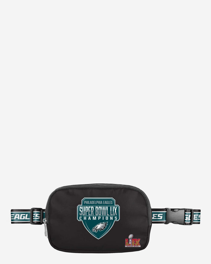 Philadelphia Eagles Super Bowl LIX Champions Large Team Wordmark Belt Bag FOCO - FOCO.com