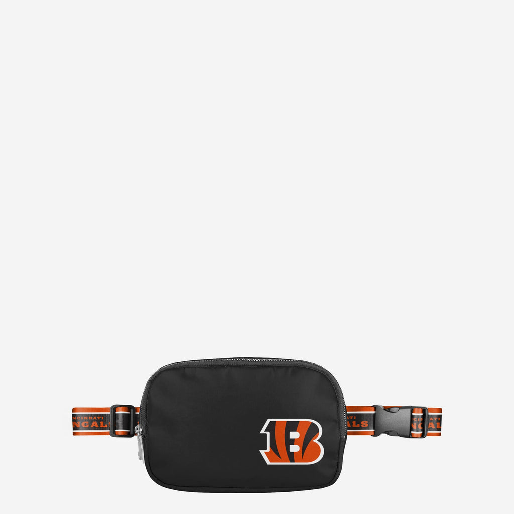 Cincinnati Bengals Team Wordmark Crossbody Belt Bag FOCO - FOCO.com