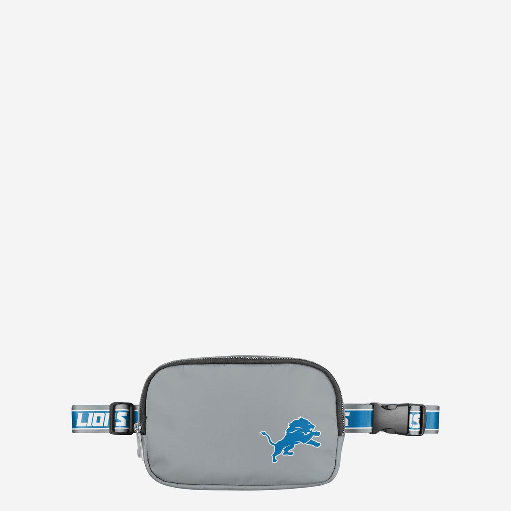 Detroit Lions Team Wordmark Crossbody Belt Bag FOCO - FOCO.com