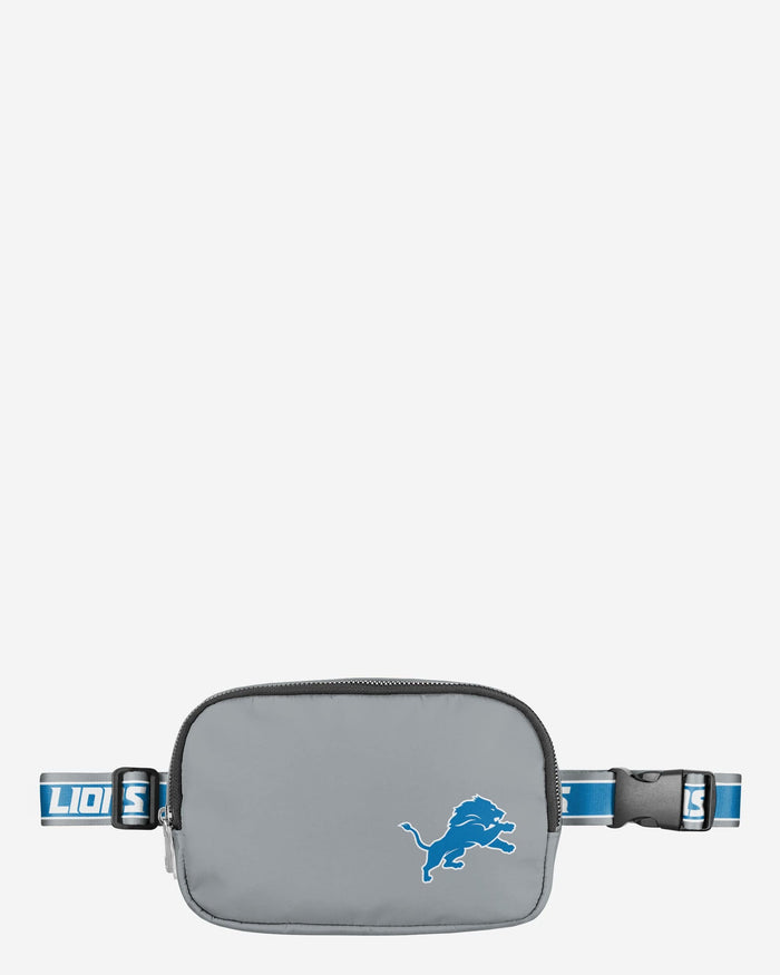 Detroit Lions Team Wordmark Crossbody Belt Bag FOCO - FOCO.com