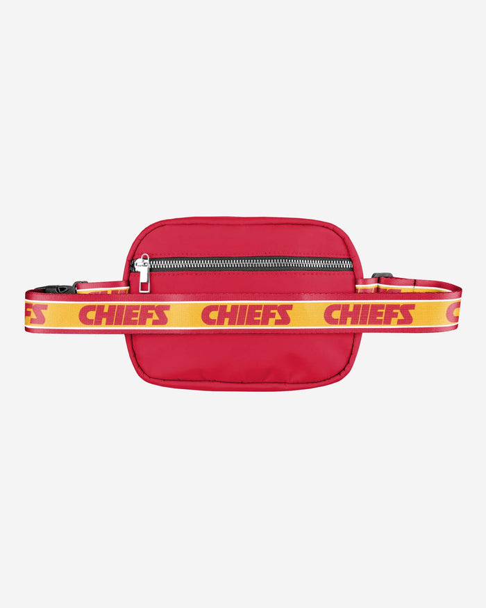 Kansas City Chiefs Team Wordmark Crossbody Belt Bag FOCO - FOCO.com