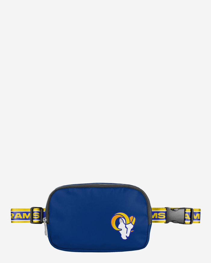 Los Angeles Rams Team Wordmark Crossbody Belt Bag FOCO - FOCO.com