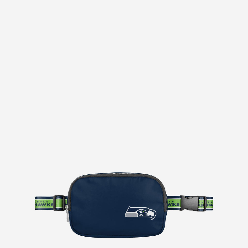 Seattle Seahawks Team Wordmark Crossbody Belt Bag FOCO - FOCO.com