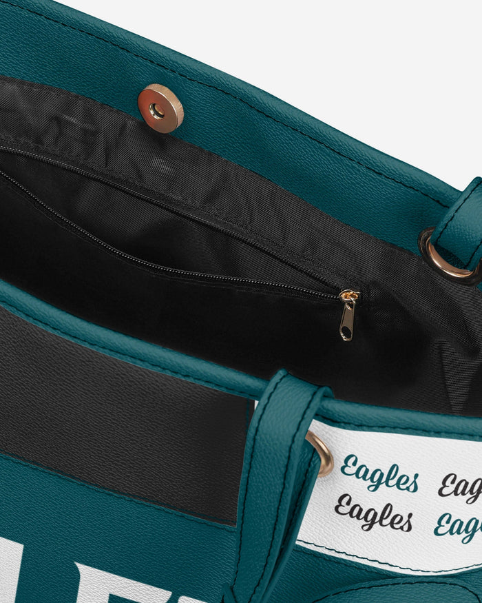 Philadelphia Eagles Printed Collage Tote FOCO - FOCO.com