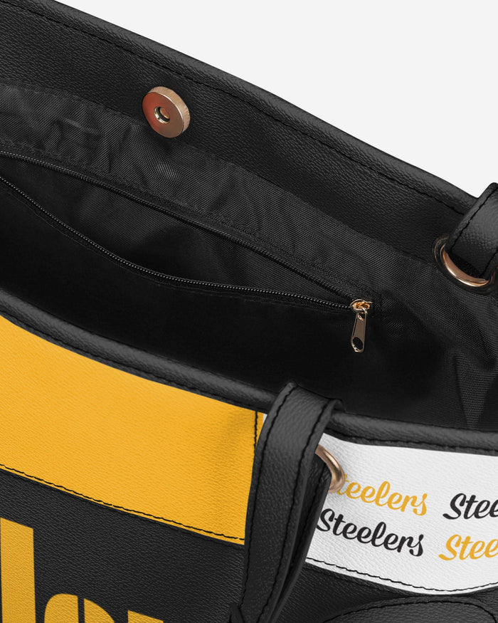 Pittsburgh Steelers Printed Collage Tote FOCO - FOCO.com